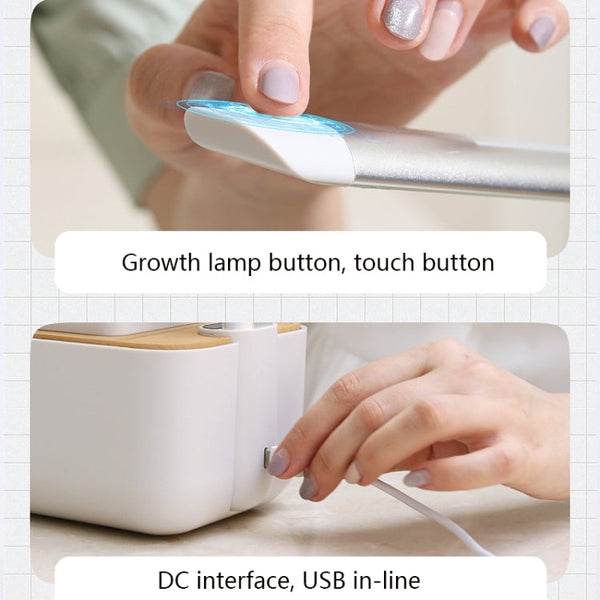 H003 Intelligent Hydroponic Vegetable Planting Machine Full-Spectrum Plant Growth Lamp Soil-Cultivation Vegetable Flower Pot