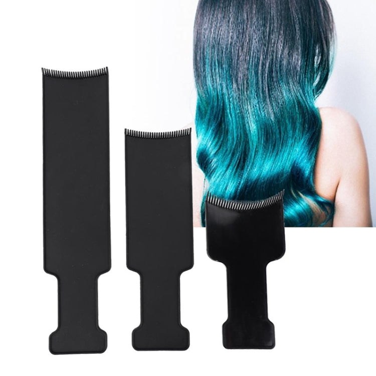 3 PCS S920 Highlighting and Coloring Brush Board Hair Care Insert Comb Hairdressing Tool, Small Black, Medium Black, Large Black