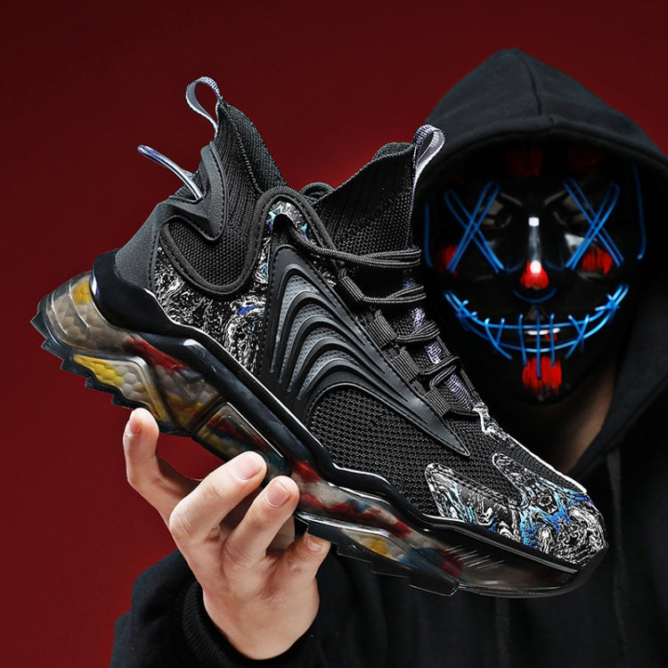 1927A Summer Hollow Flying Knit Breathable Sports Shoes Men Casual Shoes