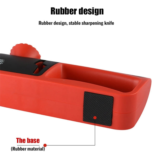 4- In-1 Adjustable Manual Knife Sharpener Multifunctional Knife Sharpener, 4 in 1 (Black Red), 4 in 1 (Gray Red)