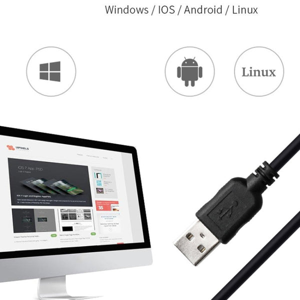 VS5905 One-Dimensional Wired Red Light Scanner Supermarket Express Cashier Barcode Scanner