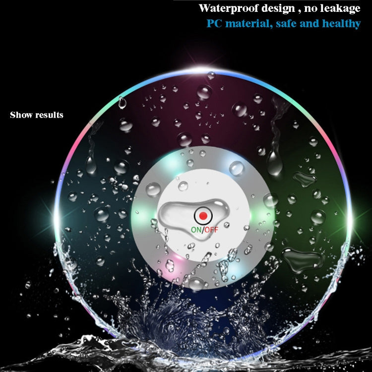 LED Flashing Coaster Bar KTV Cocktail Base Light Luminous Coaster, Round White Light, Round Color Light, Upgrade Anti-slip Round White Light, Upgrade Anti-slip Round Color Light