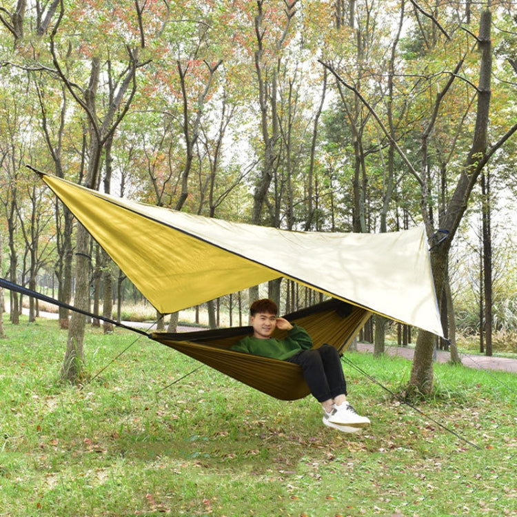 Outdoor Camping Sunshade + Anti-Mosquito Hammock Set Parachute Fabric Net Yarn Anti-Mosquito Hammock