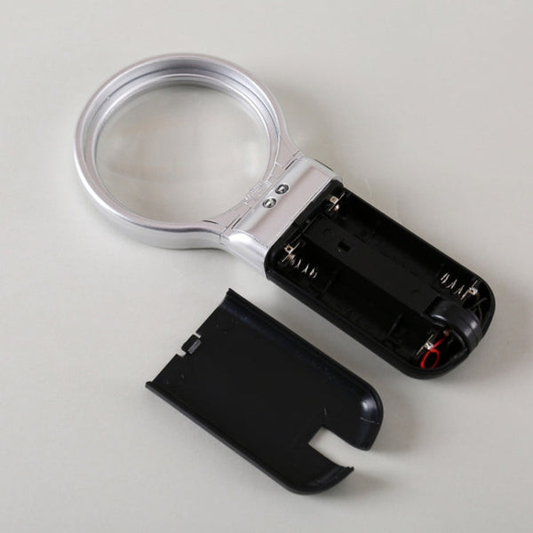 Th7006 Multi-Function Folding Magnifying Mirror With LED Lamp Hold Bracket Two-Purpose Reading Repair Acrylic 3 Times Magnifier