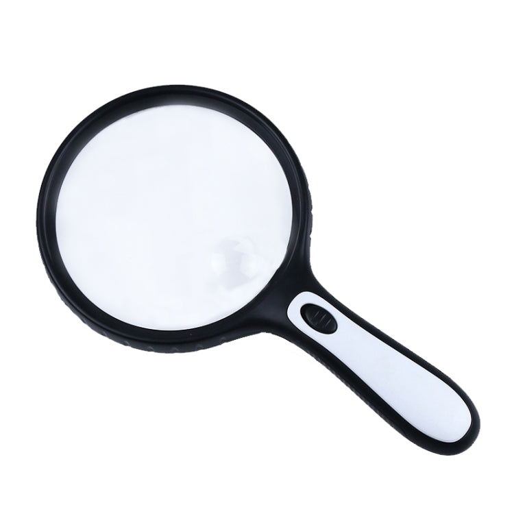 XT-4986E Handheld With Light Magnifier 10 Times Acrylic Lens Portable Magnifying Glass, XT-4986E