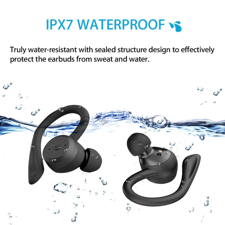 BE1032 Ear-mounted Waterproof Sports TWS Wireless Bluetooth Earphone