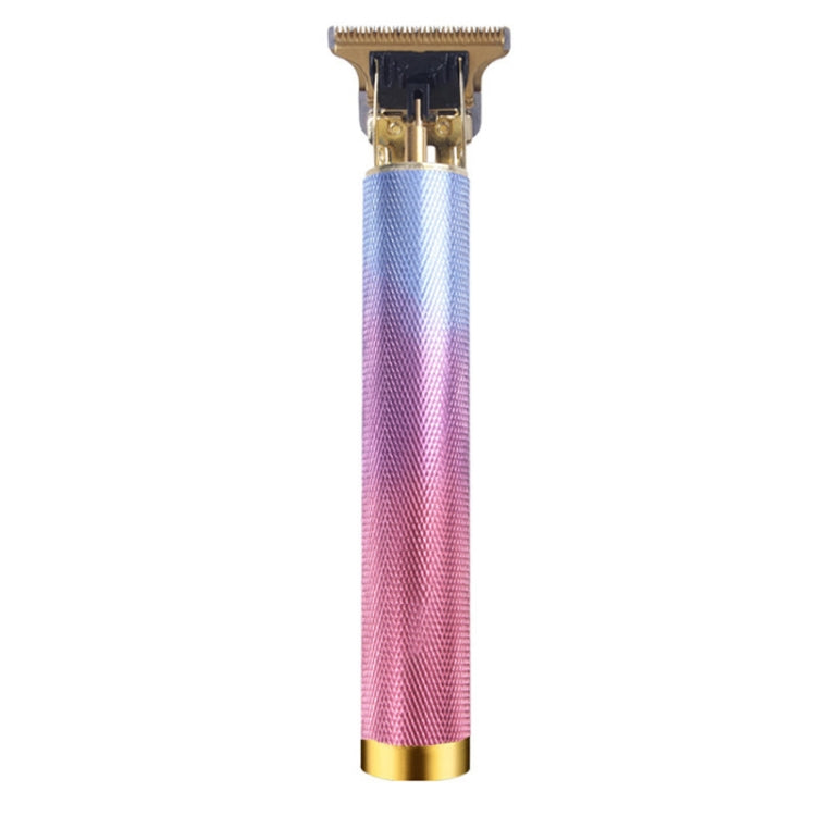 Hollow T-Shaped Steel Head Hair Trimmer USB Charging Carving Electric Hair Clipper, Steel Head (Black), Steel Head (Gold), Steel Head (Silver), Steel Head (Rose Gold), Steel Head (Gradient)