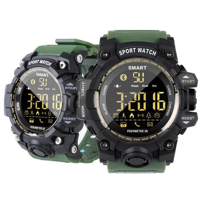 Waterproof Sports Smart Watch EX16S Camouflage Outdoor Bluetooth Remote Pedemeter Long Standby