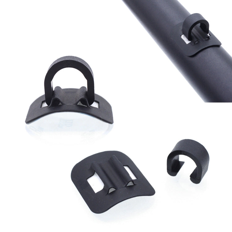 4 PCS Mountain Road Bicycle Hose Line Guide Adhesive Wire Seat Frame Cable Fixing C Buckle, Style:, Plastic Buckle, Aluminum Alloy Buckle