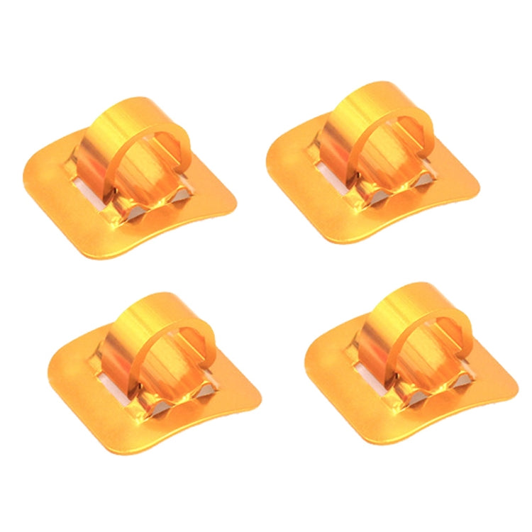 4 PCS Mountain Road Bicycle Hose Line Guide Adhesive Wire Seat Frame Cable Fixing C Buckle, Style:, Plastic Buckle, Aluminum Alloy Buckle