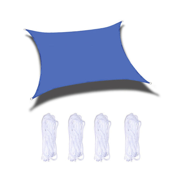 Outdoor Garden Sunshade Sail Waterproof Anti-UV Canopy, Size: 4m x 4m