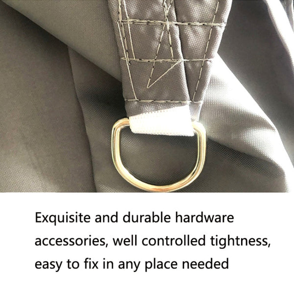 Triangle Outdoor Garden Sunshade Sail Waterproof Anti-UV Canopy, Size: 5m x 5m x 7.1m