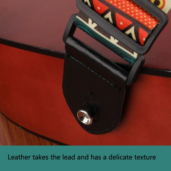 3 PCS Printed Ukulele Guitar Strap, Length: 85-135cm, National Style, Pink Panda, Yellow and Letter, Cartoon, Black White Gant, Blue Flash, Red Flame