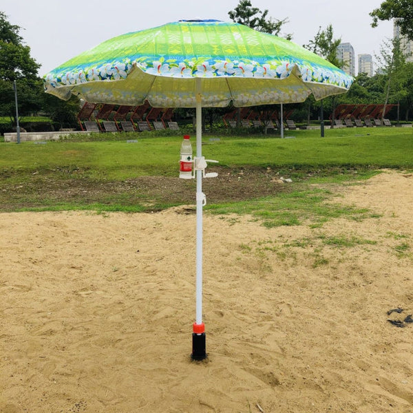32mm Pipe Diameter Outdoor Beach Sun Umbrella Accessories Large Plastic Portable Spiral Ground Plug, 32mm Sun Umbrella Accessories