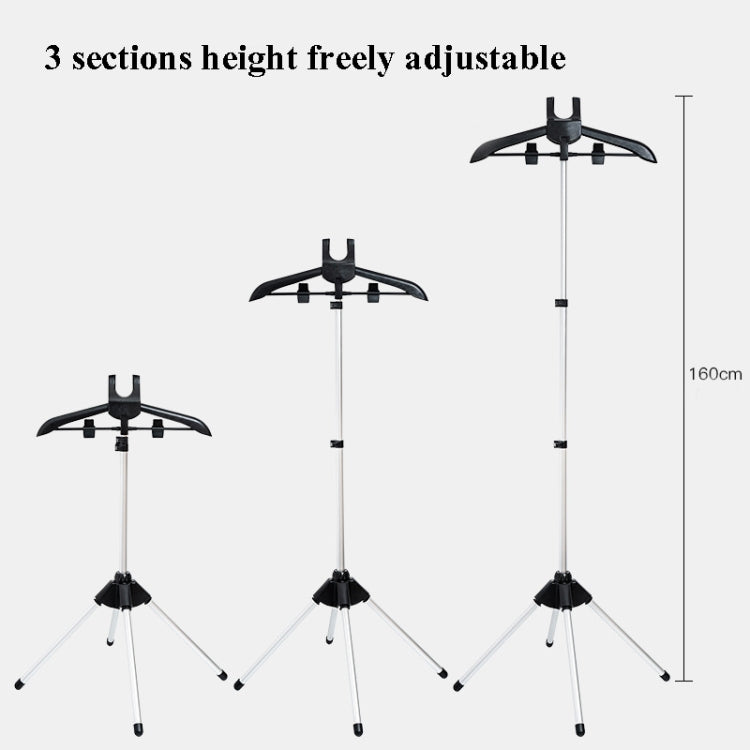 1.6m 3 in 1 Hanging Ironing Bracket Hanger Telescopic Metal Rod Mount, Metal Rod Mount