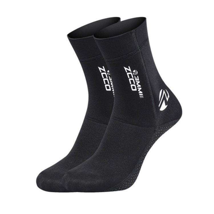 ZCCO 3mm Warm Non-Slip Diving Socks Anti-Wear Ankle Fins, 33-34, 35-36, 37-38, 39-40, 41-42, 43-44, 45-46