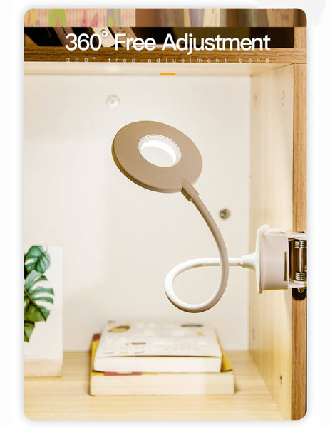 YAGE YG-8102 2W 18LEDs Touch Switch 3-Level Dimming Clip Desk Lamp Eye Protection LED Light