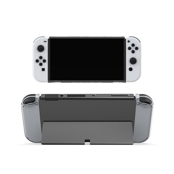 DOBE Game Handle Transparent Crystal Case TPU Protective Cover For Switch OLED Console, TNS-1133C