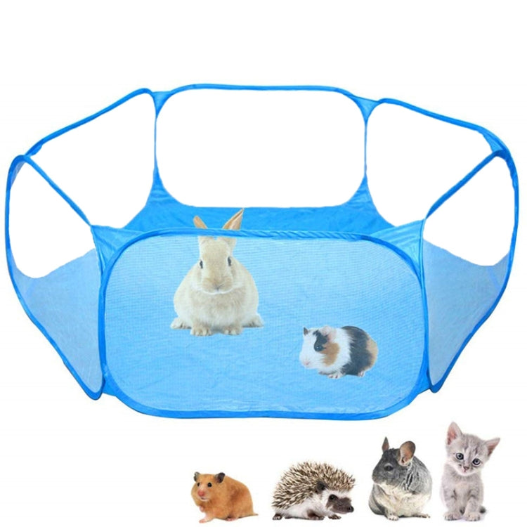 Portable Small Animal Game Fence Folding Outdoor Interior Pet Tent, Blue Opp Bag, Black Opp Bag, Pink Opp Bag