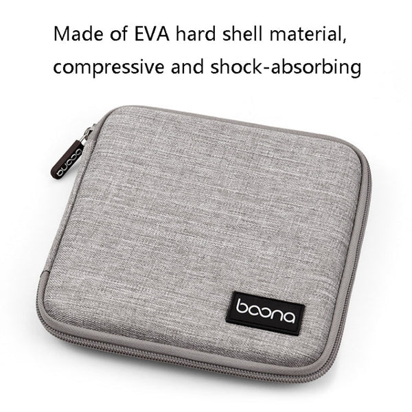 Baona BN-F021 Car Home DVD CD Storage Bag Game CD Storage Bag For PS4, Grey, Black