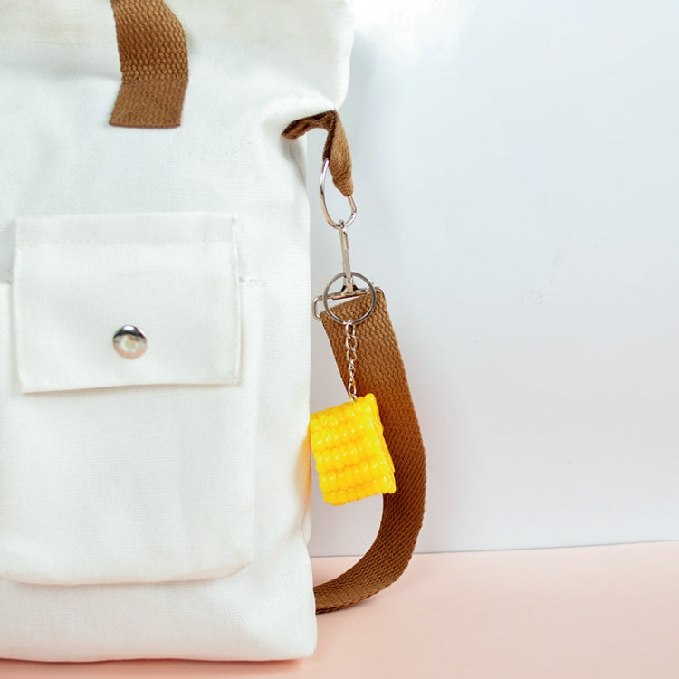 PVC Simulation Vegetable Model Pendant Creative Play House Small Toys, 3 PCS Keychain Hot Dog, 3 PCS Keychain Corn, 3 PCS Keychain Broccoli, 10 PCS Keychain Fungus, 5 PCS Keychain Lotus Root, 5 PCS Keychain Kelp, 5 PCS Keychain Ham Sausage