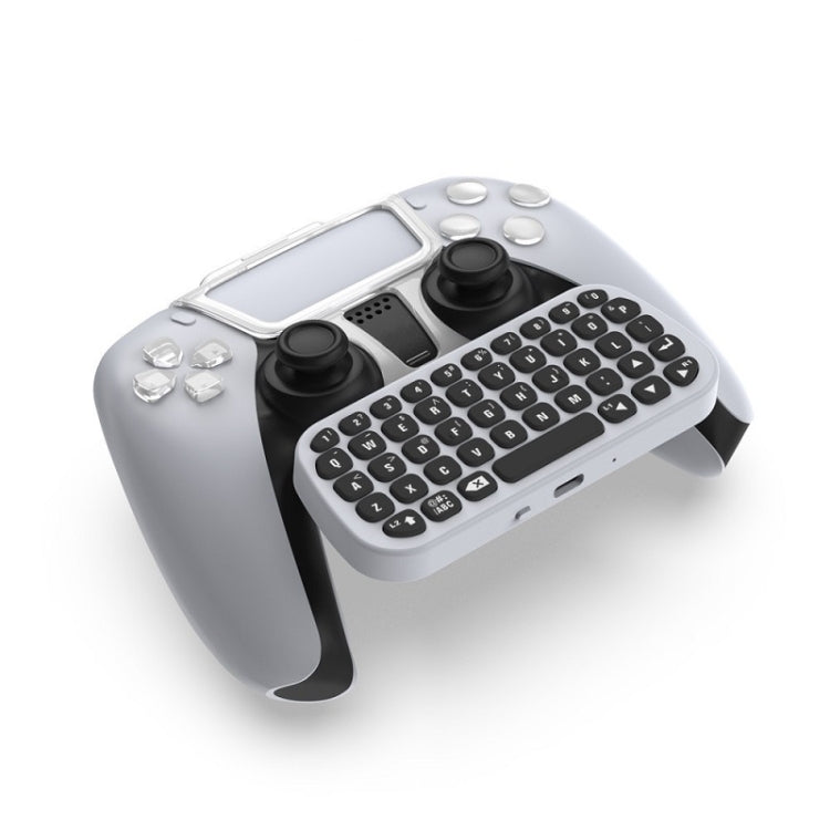 DOBE TP5-0556 Bluetooth Keyboard Wireless Gamepad With Headphone Jack For PS5, TP5-0556 Bluetooth Keyboard