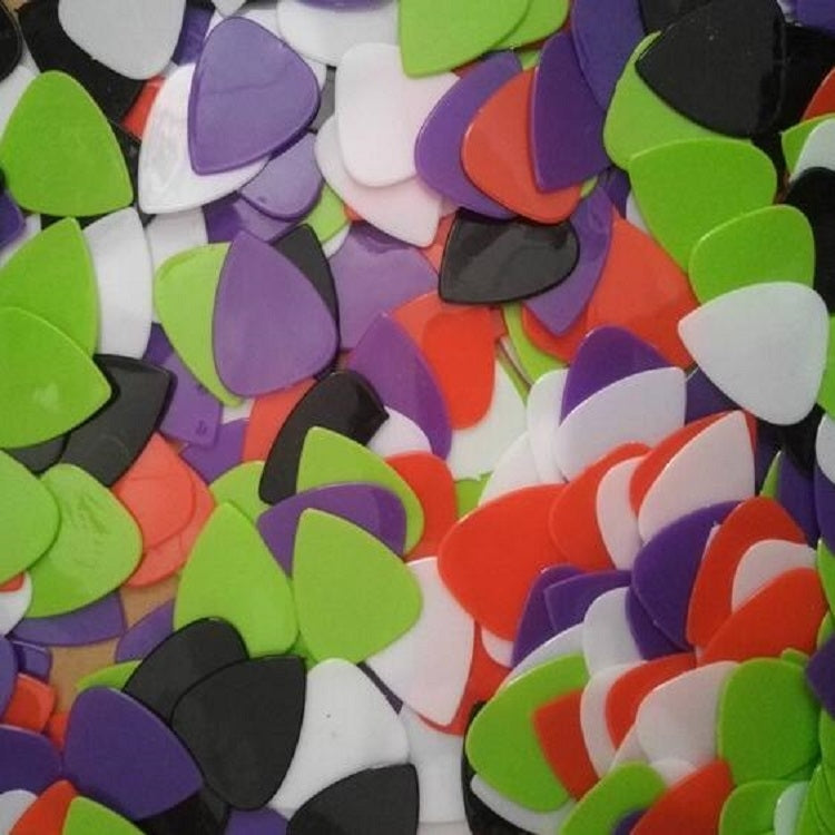 100 PCS Guitar Universal ABS Celluloid Pick Shrapnel Color Random Delivery, ABS 0.46mm, Celluloid 0.46mm, Celluloid 0.71mm, Celluloid 0.96mm