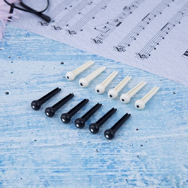 100 PCS Plastic Conical Cone String Nail for Guitar