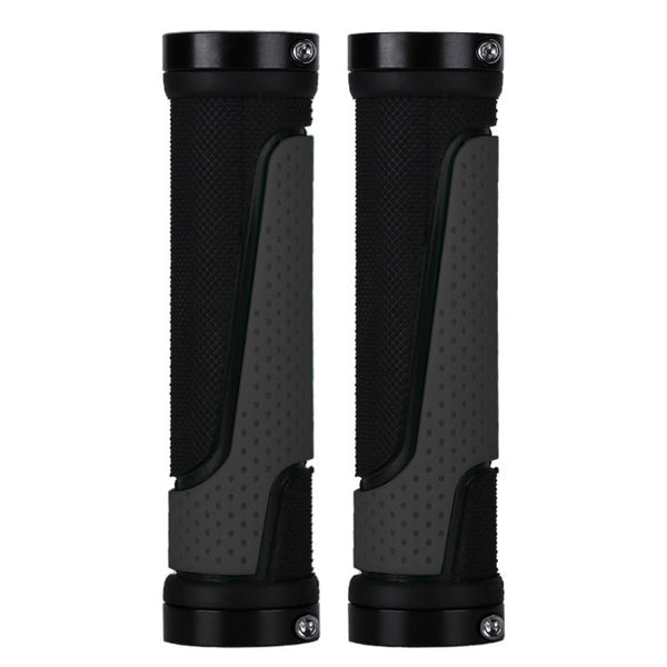 1pair BG-0404 Bicycle Rubber Handle Cover The Mountain Bike Bilateral Lock Dead Anti-Slip Handle Cover