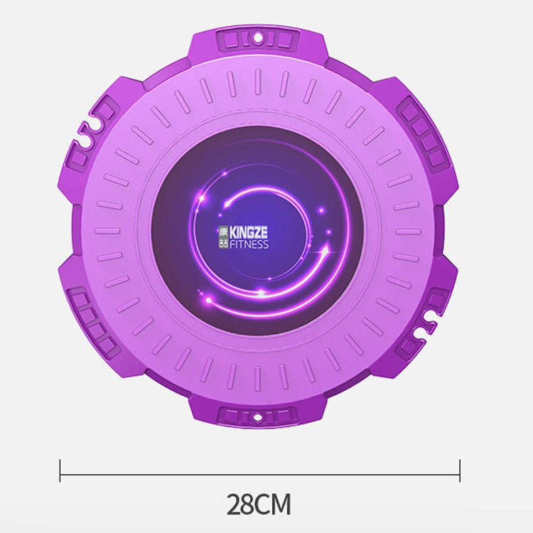 KINGZE Home Waist Twist Board Fitness Equipment Sports Abdomen Revolving Twisting Machine, Purple, Fresh Green, Purple + Pull Rope, Fresh Green + Pull Rope