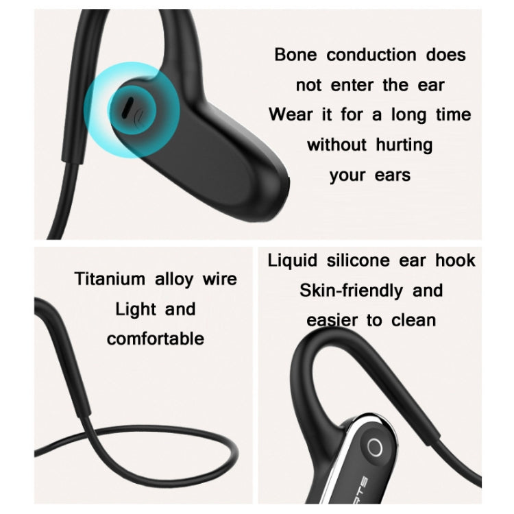 G68 Bone Conduction Bluetooth 5.0 Sports Waterproof Sweatproof Wireless Earphone