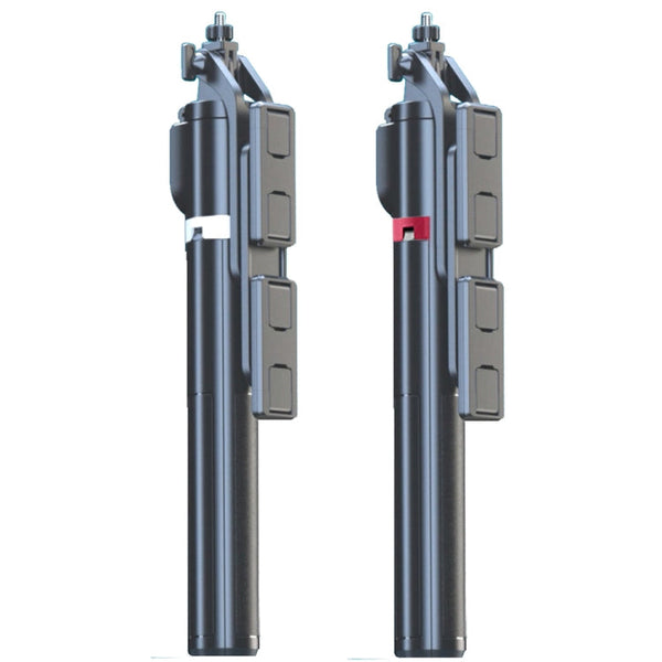 360-Degree Rotating Foldable Bluetooth Selfie Sticks Live Stand, Spec:, P220 TK (Double Clip), P225 TK (Double Clip)