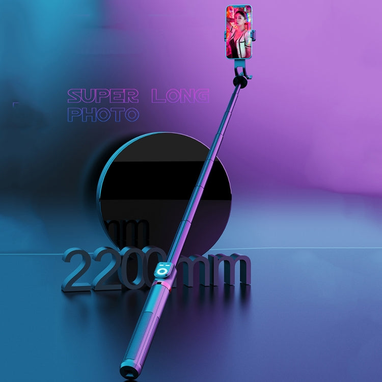 360-Degree Rotating Foldable Bluetooth Selfie Sticks Live Stand, Spec:, P220 TK (Double Clip), P225 TK (Double Clip)