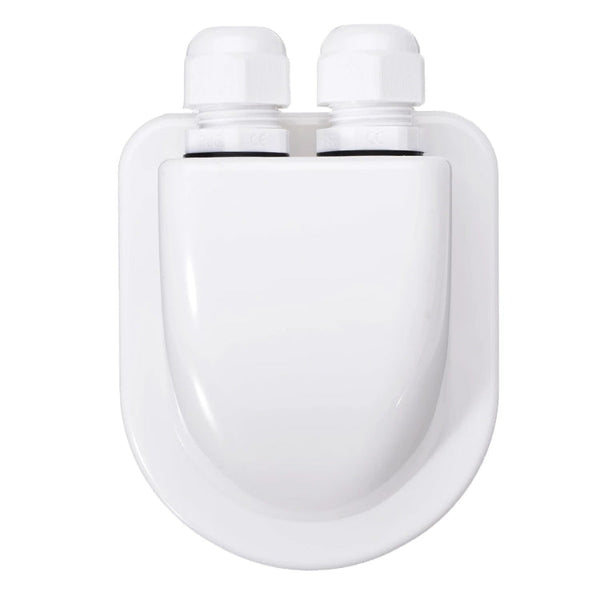 Solar Photovoltaic Plastic Bracket ABS Photovoltaic Car Roof Waterproof Junction Box, White, Black