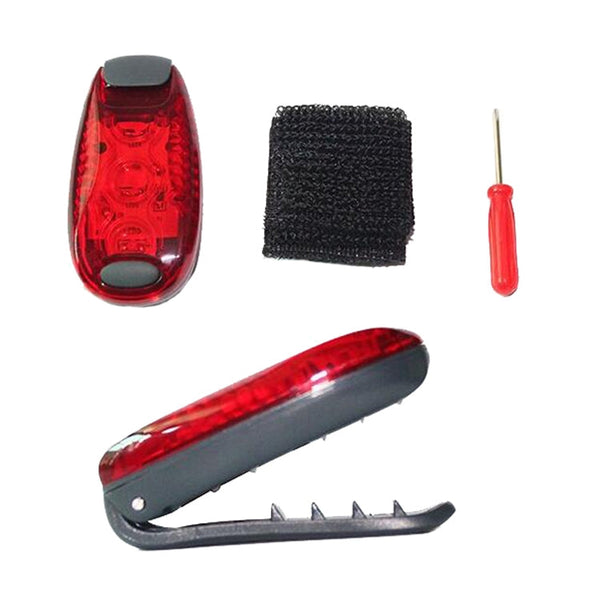 Outdoor Cycling Night Running Warm Light Bicycle Tail Light, Colour: 3 LED Red