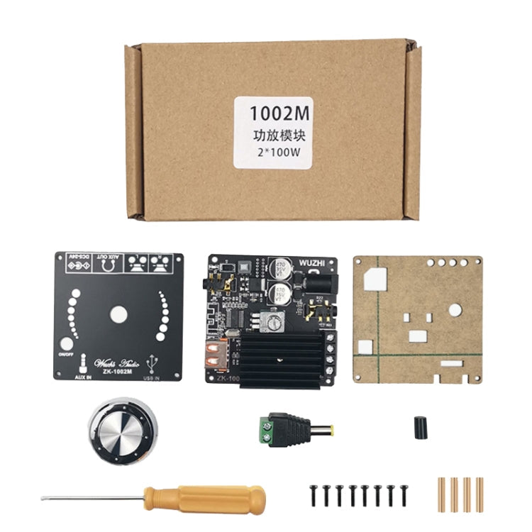 ZK-1002M Mini Stereo Bluetooth Audio Receiver D Class Digital Power Plate Module, ZK-1002M