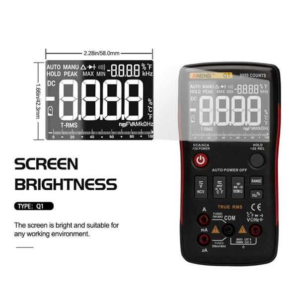 ANENG AN-Q1 Automatic High-Precision Intelligent Digital Multimeter