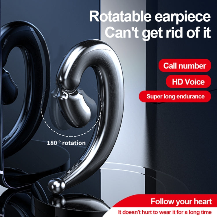 M520 Ear-mounted Stereo Bone Conduction Sports Bluetooth Earphone, Black, White, Pink, Skin Color