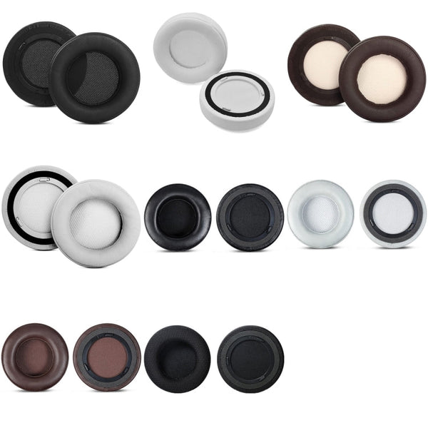 2 PCS 001 Headset Earmuffs with Snap-fit for Corsair Virtuoso RGB, Spec:, Black, White, Brown, Gray, Black Lambskin, Gray Lambskin, Brown Lambskin, Black Mesh