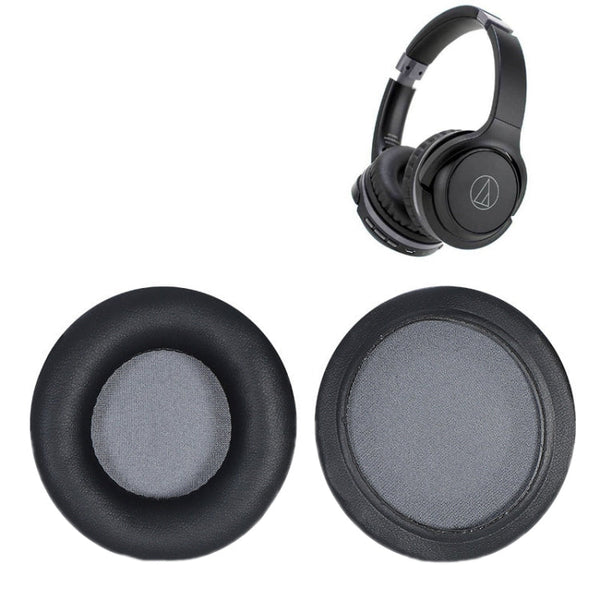 1 Pair Headset Sponge Earmuffs for Audio-Technica ATH-S200BT, Black+Gray, White+Gray, Black+Red, Black+Blue