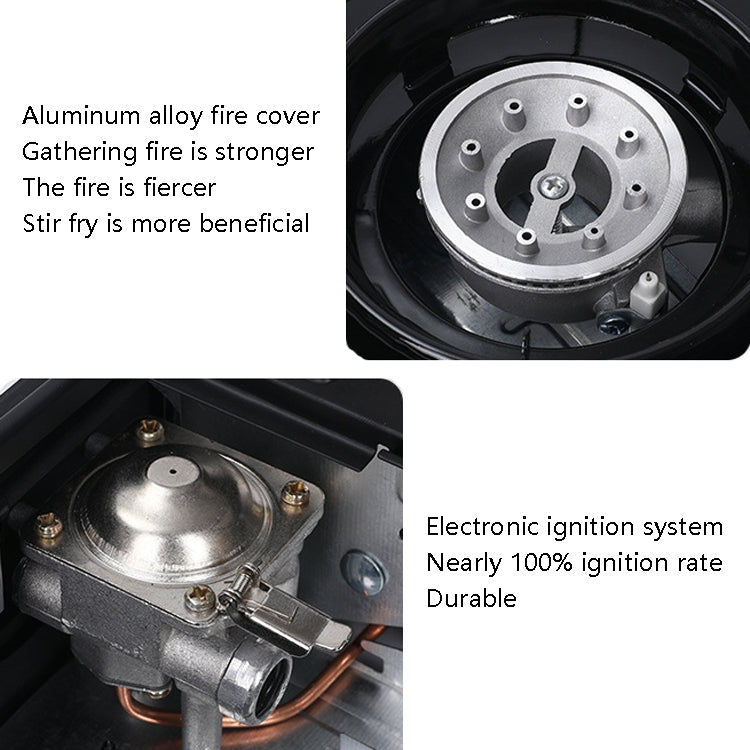 YANCHUAN Outdoor Portable Gas Stove, Style:, Single-use, Dual-use