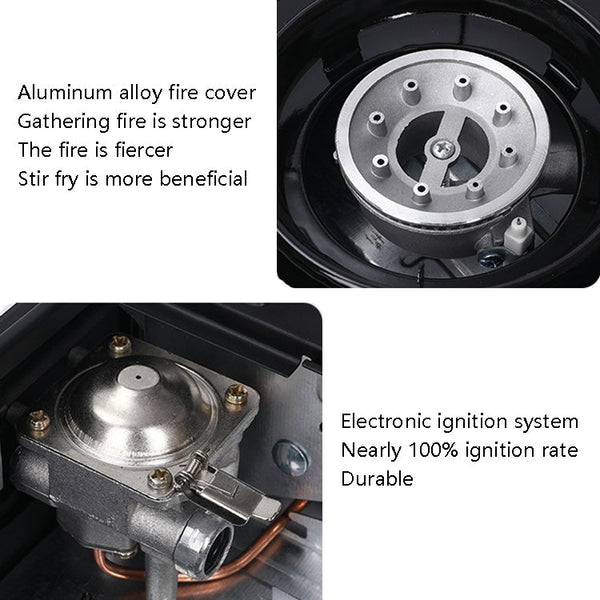YANCHUAN Outdoor Portable Gas Stove, Style:, Single-use, Dual-use