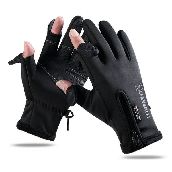 Outdoor Sports Riding Warm Gloves Touch Screen Fingerless Fishing Gloves, M, L, XL, XXl