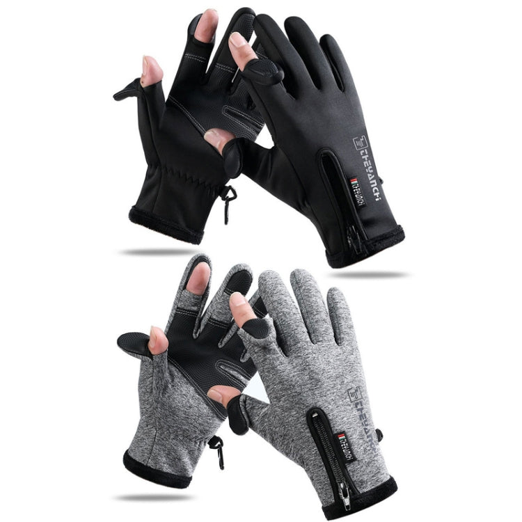 Outdoor Sports Riding Warm Gloves Touch Screen Fingerless Fishing Gloves, M, L, XL, XXl