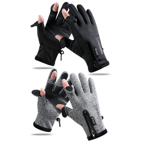 Outdoor Sports Riding Warm Gloves Touch Screen Fingerless Fishing Gloves, M, L, XL, XXl