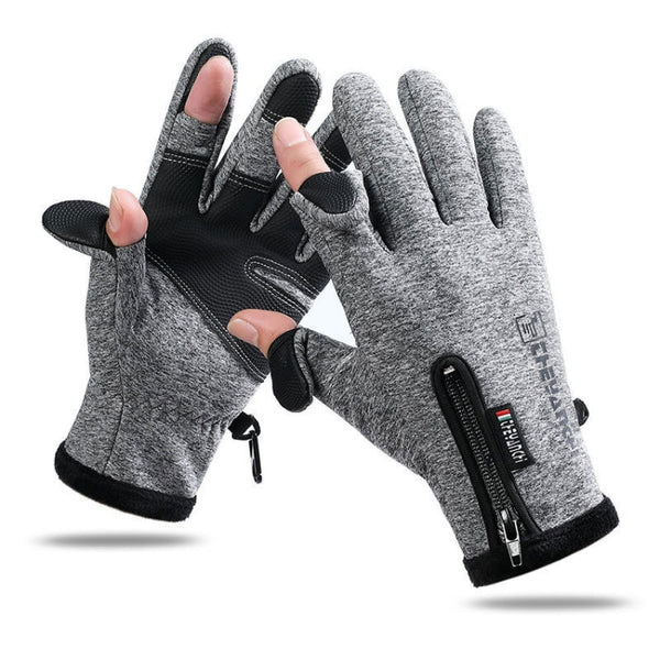 Outdoor Sports Riding Warm Gloves Touch Screen Fingerless Fishing Gloves, M, L, XL, XXl