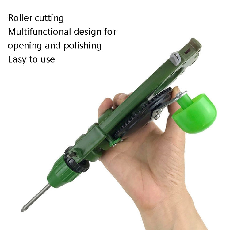 Hand-Operated Hole Puncher Glass Hand-Held Sharpener Household Tool, Hand-Operated Hole Puncher