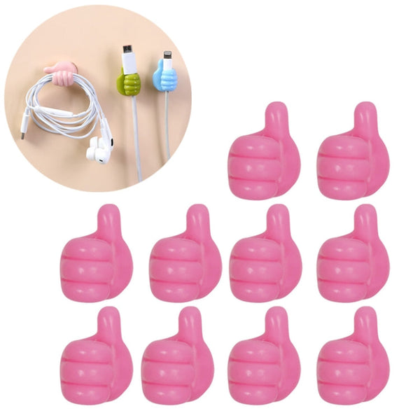 10 PCS Handy Holder Cable Organizer Household Convenience Clip