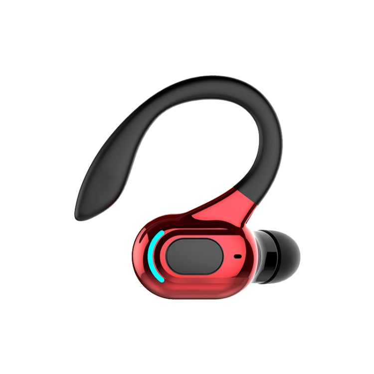 F8 Bluetooth 5.1 Ear-Mounted Stereo Wireless Sports Earphone, Single Earphone (Black), Single Earphone (White), Single Earphone (Black+Red), Single Earphone (Black+Blue), Single Earphone (Black+Green)