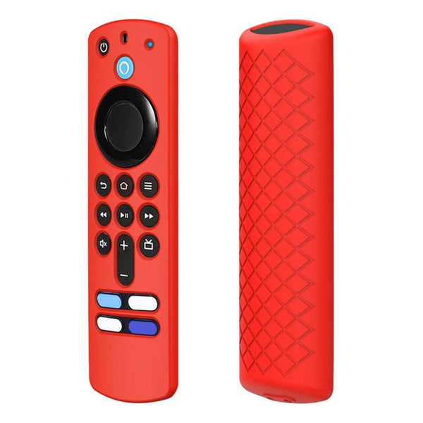 2 PCS Silicone Shell For Alexa Voice Remote 3rd Gen&TV Stick 3rd Gen, White, Pink, Red, Blue, Black